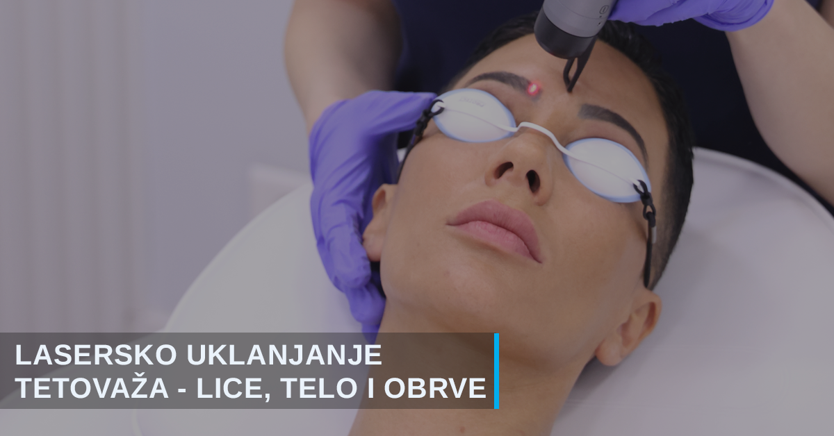 Lasersko uklanjanje tetovaža i trajne šminke obrva